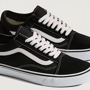 Vans Black and White Sneakers
